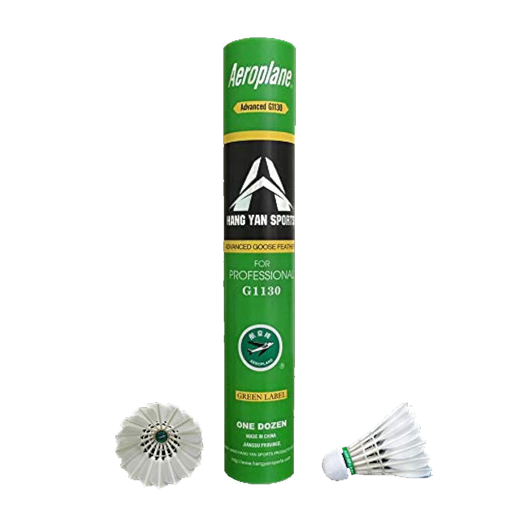 Aeroplane G1130 Green Lable Tournament Grade Shuttlecocks
