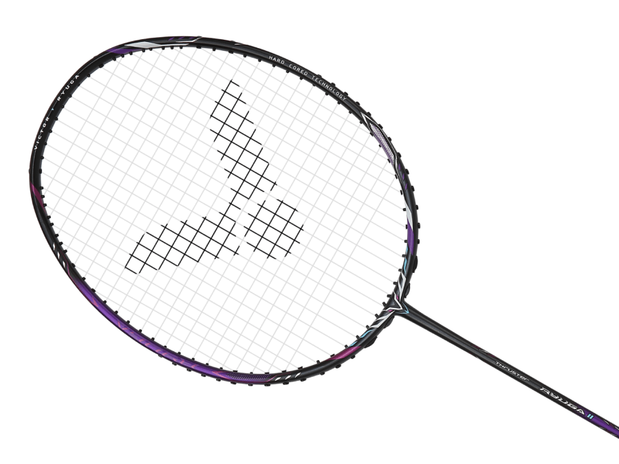 値下げ可Victorバドミントンラケット4本セットRYUGA×2 80X 70F Victor Thruster TK-RYUGA II Badminton Racket [Dark Violet] - Unstrung