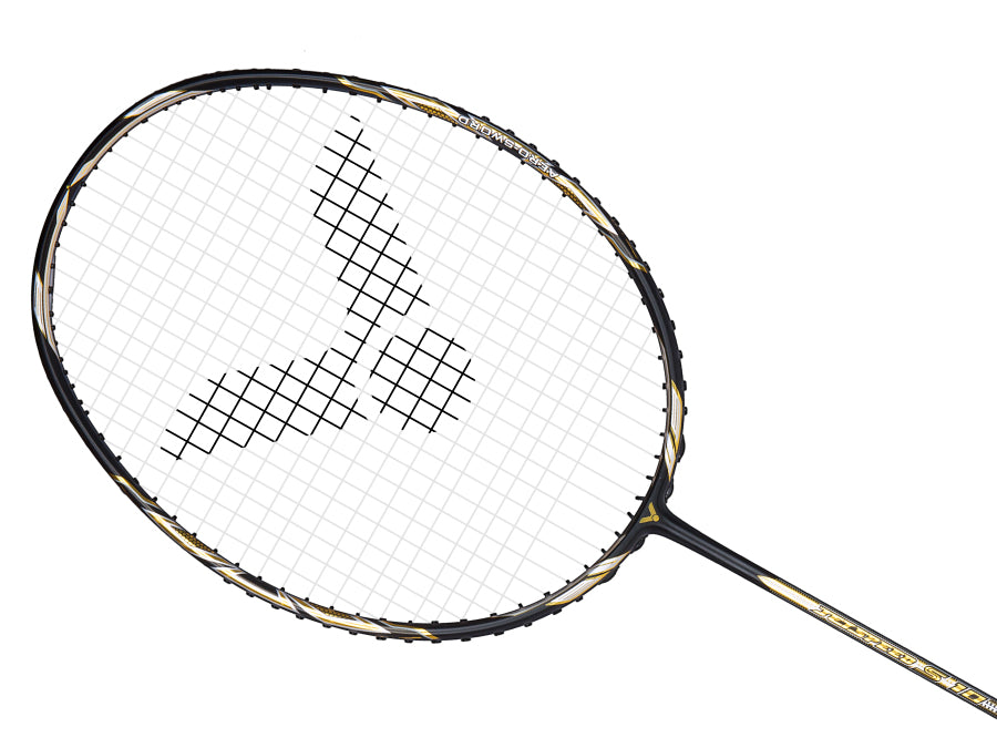 VICTOR JETSPEED S 10 バドミントンラケット Victor JETSPEED S 10 Badminton Racket [Black/Gold] - Unstrung