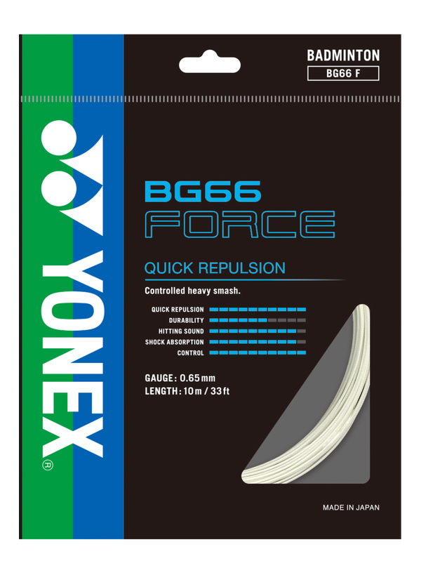 【新品未使用】BG66FORCE YONEX STRINGS/200M Yonex BG66 Force Badminton String