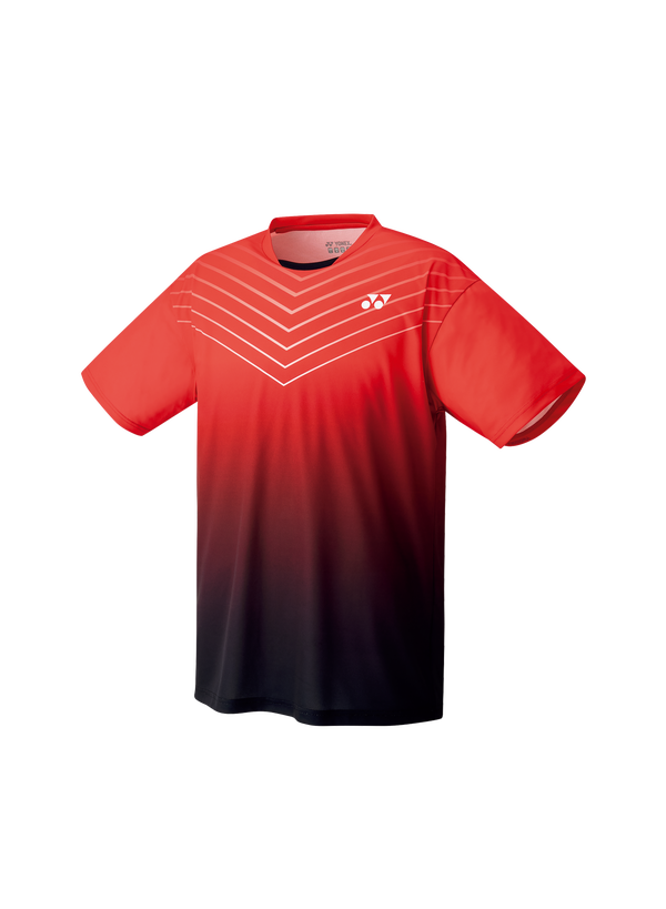 Yonex Men's Crew Neck Shirt YM0025EX - [Ruby Red]