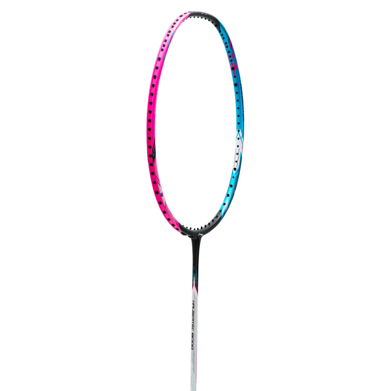 Li Ning Halbertec 8000 Badminton Racket [Green/Pink]