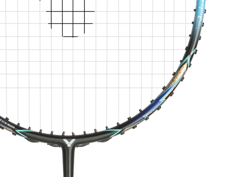 Victor X Marvel Avengers - THRUSTER K Mjolnir Metallic Badminton Racket [Pale Blue] - Unstrung