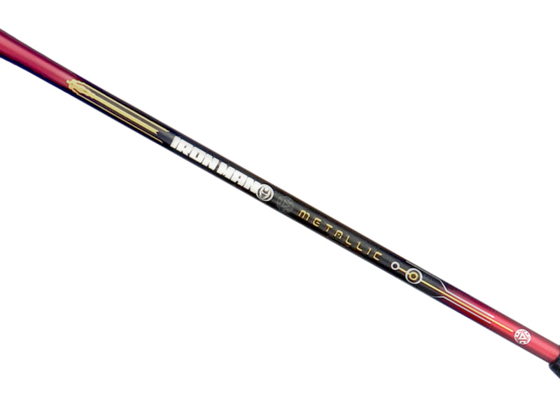 Victor Racket Avengers Victor X Marvel Avengers - DriveX Iron Man Metallic Badminton Racket G