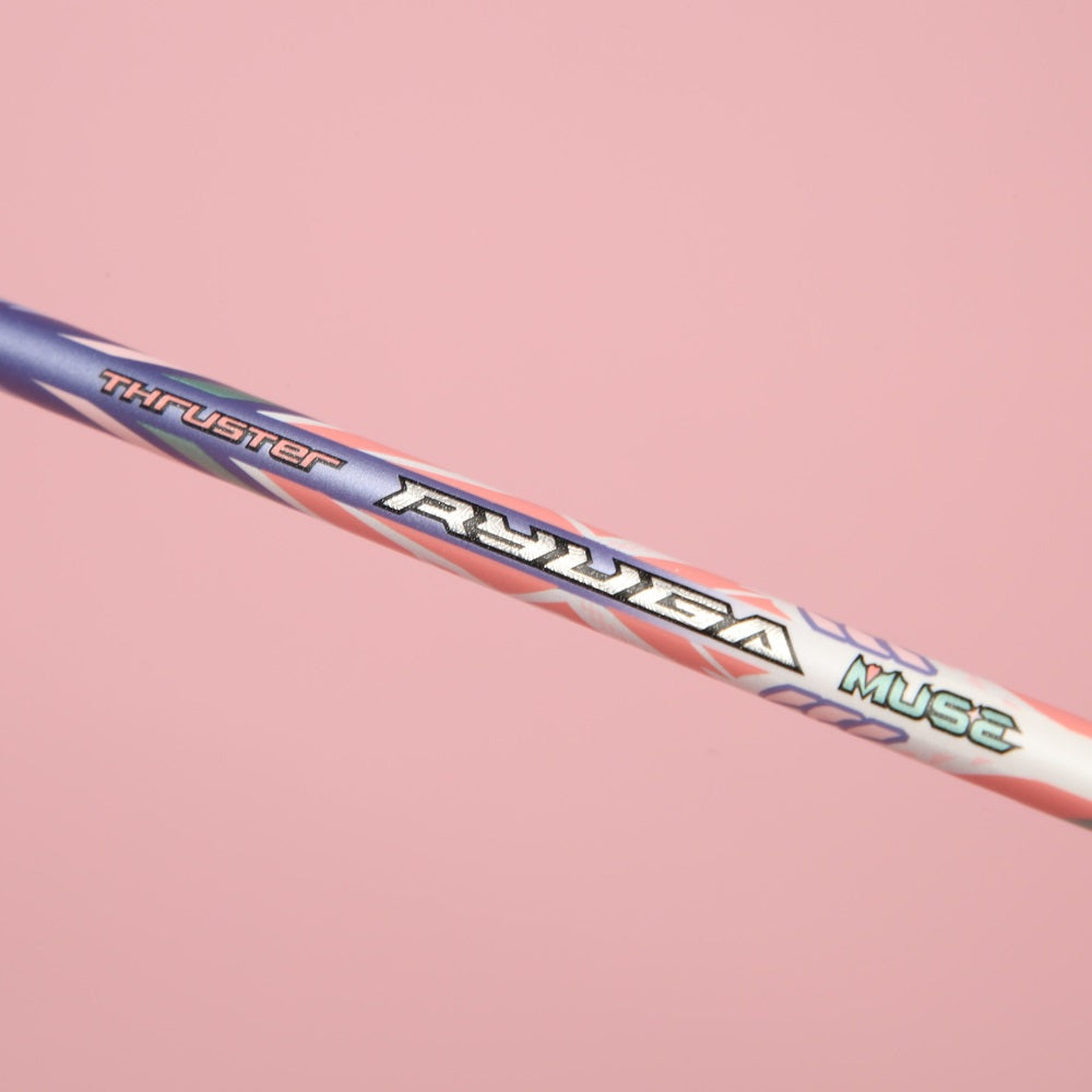 Victor Thruster TK-RYUGA Muse I Badminton Racket [Pink Glow] - Unstrun