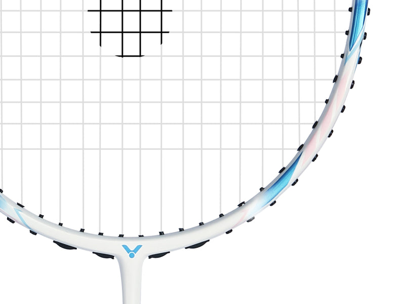 Victor THRUSTER K HMRL EX A [Cloudy White] Badminton Racket - Strung