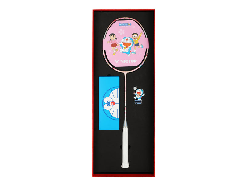 Victor x Doraemon Racket Gift Box DRM Set - 2 Rackets - Unstrung