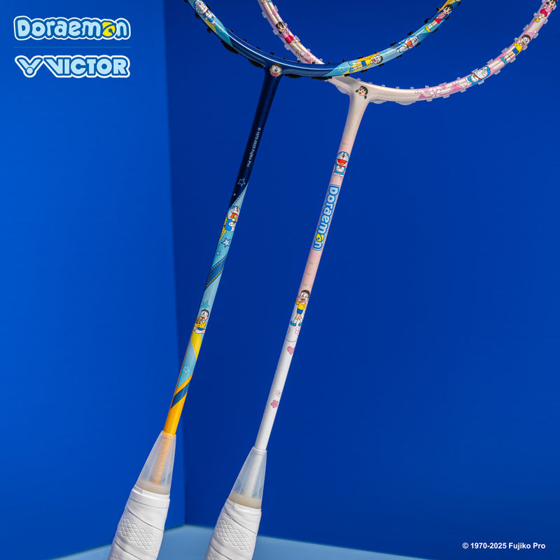 Victor x Doraemon Racket Gift Box DRM Set - 2 Rackets - Unstrung