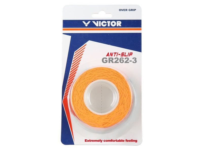 Victor GR262-3 Racket Grip - 3 Grips - [Multiple Colors]