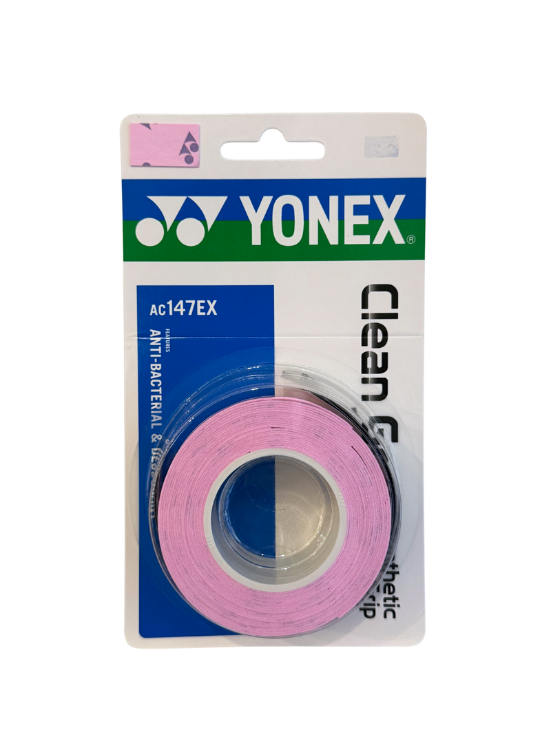 Yonex AC147 Clean Grap (3 wraps) - [Black/White]