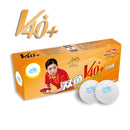 Double Fish V40+ 1 Star Table Tennis Ball - 10pcs - [2 Colors]