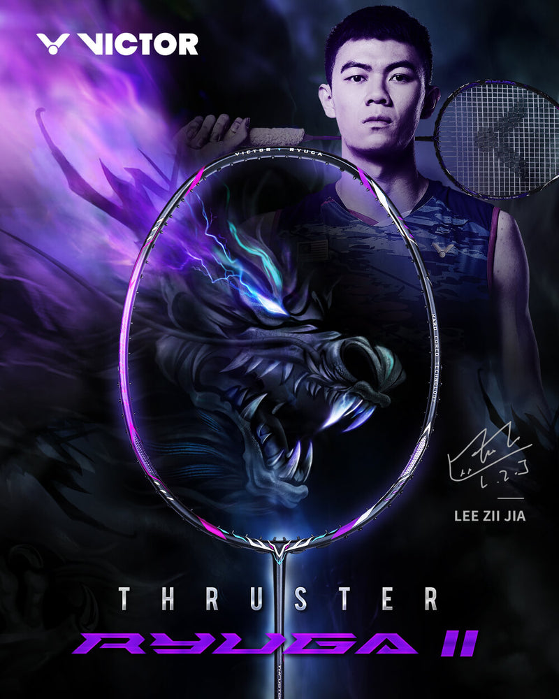 Victor Thruster TK-RYUGA II Badminton Racket [Dark Violet] - Unstrung