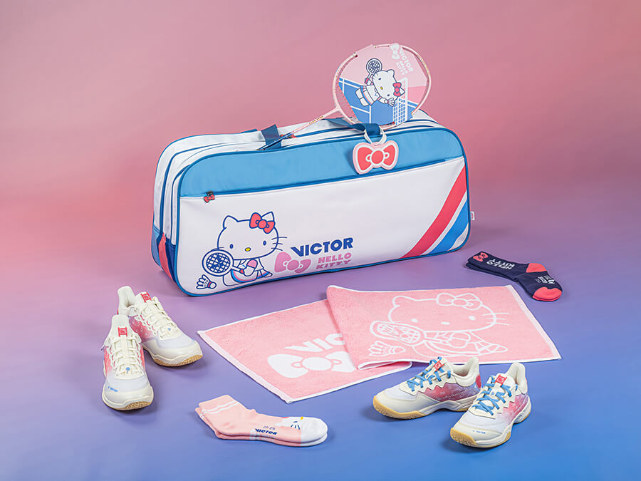 VICTOR Hello Kitty バドミントンバッグ 2022年☆冬季限定『VICTOR×ハローキティ 』 コラボグッズ