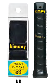 Kimony Japan KGL 170 Leather Racket Grip - 1 pack - [Black]