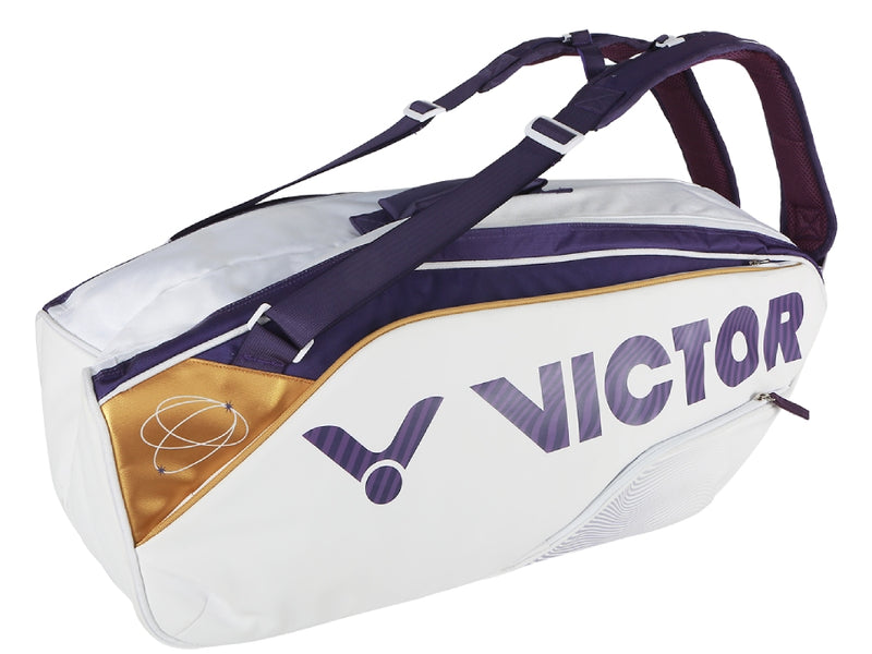 Victor Tai Tzu Ying BR9213TTY AJ - 6pcs Rectangular Racket Bag [Bright White/Purple]