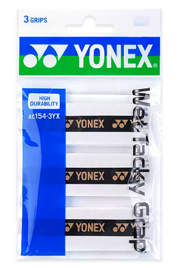 Yonex AC154 Wet Tacky Grap (3 wraps) - [Black/Bright Pink/White/Bright