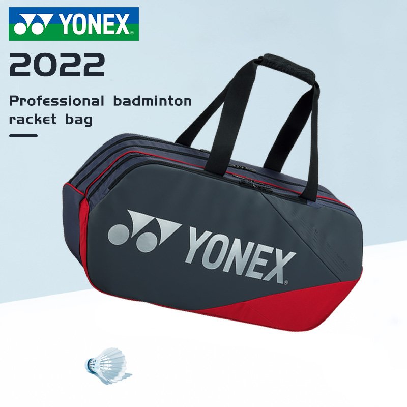 Yonex BAG92331W - 6pcs Pro Racquet Tournament Bag [Greyish Pearl]