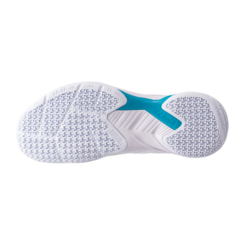 Yonex Power Cushion Cascade Accel Wide Badminton Shoe [White/Sky Blue]