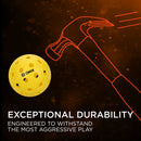 Onix Pure 2 Outdoor Pickleballs - Set of 6 - [Yellow]