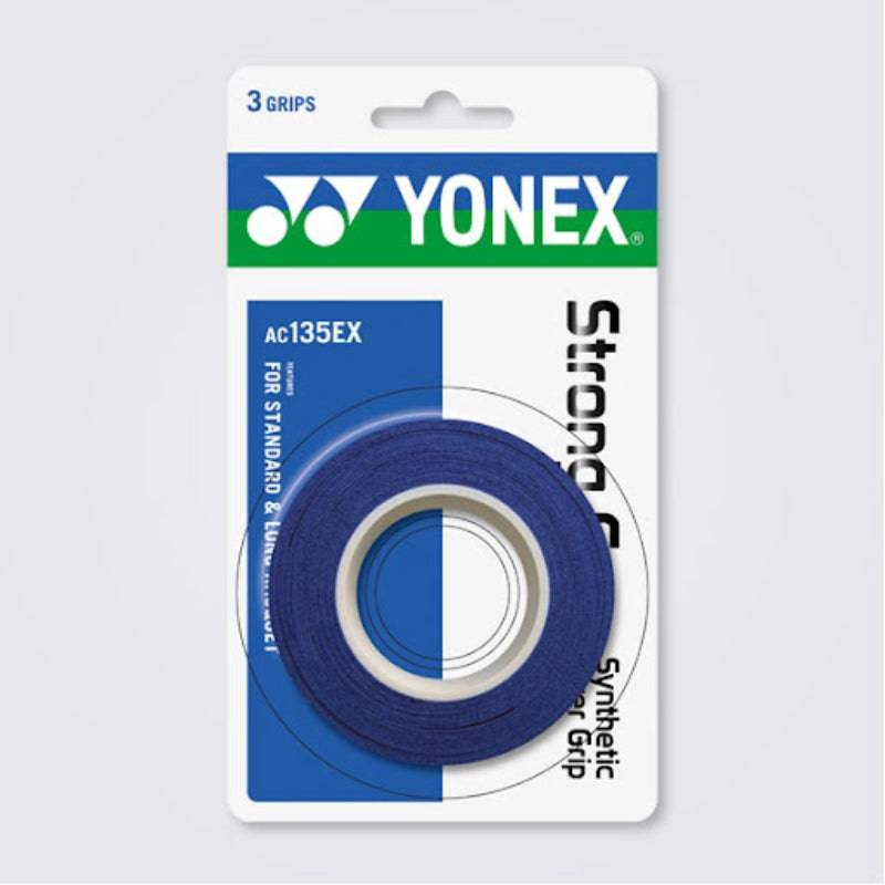 Yonex AC135 Strong Grap (3 wraps) - [Black/Oriental Blue]