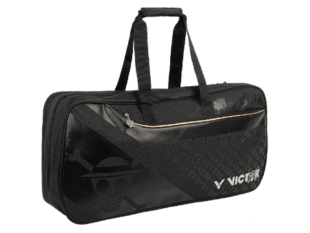 Victor X One Piece Straw Hat Crew Rectangular Racket Bag [Black] Limited Edition BR61OP C
