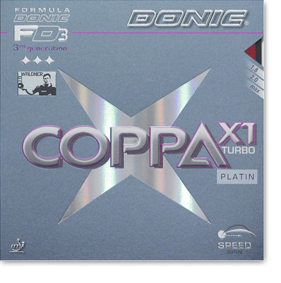 DONIC Coppa X1 Turbo (Platin) Table Tennis Rubber