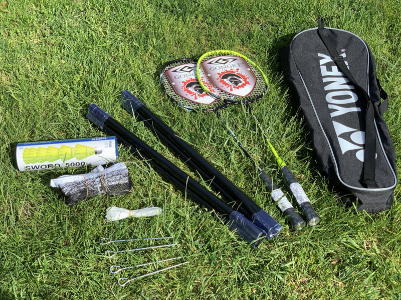 Badminton Net & Pole Set_mix color