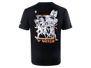 Victor X One Piece Straw Hat Crew Badminton T-Shirt [Black] Limited Edition T-OP1 C