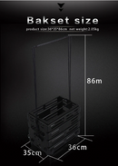 Siboasi Tennis Ball Hopper and Basket with wheel