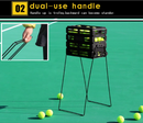 Siboasi Tennis Ball Hopper and Basket with wheel