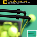 Siboasi Tennis Ball Hopper and Basket with wheel